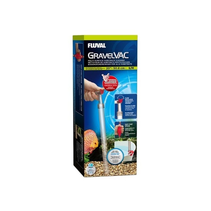 Sifoon akvaariumi kruusa puhastamiseks Fluval GravelVac S/M
