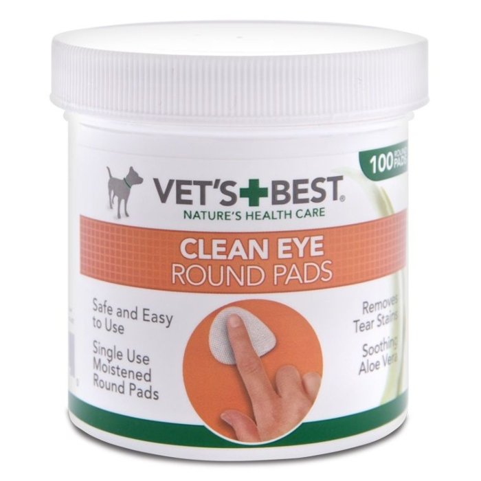 Vet's Best silmapuhastuslapid koertele ja kassidele / 100tk