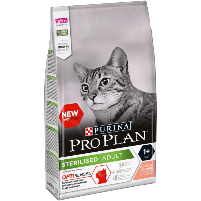 Pro Plan Sterilized Cat Salmon & Rice для стерилизованных кошек с лососем и рисом / 1,5kg