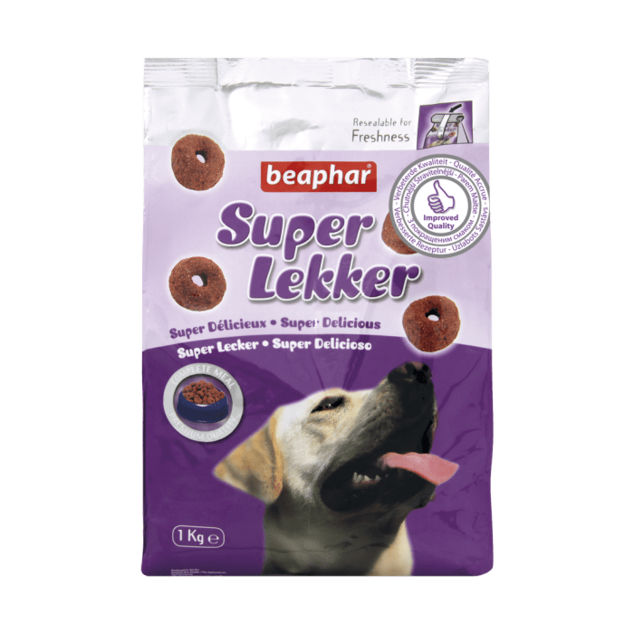 Beaphar Кормовая добавка Super Lekker для собак, 1 кг