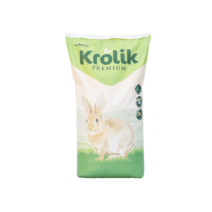 Täissööt küülikutele koktsidiostaatikumiga Nutrena Premium Rabbit and Junior / 25kg