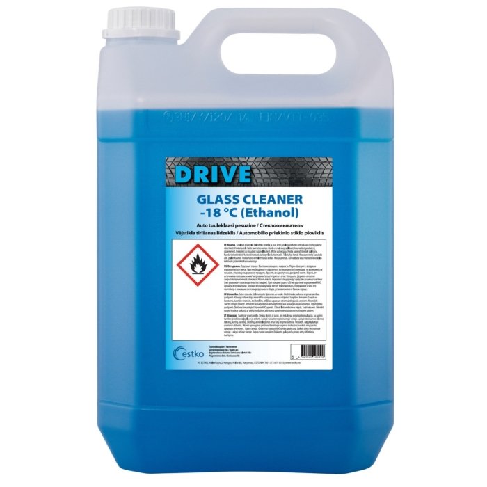 Külmumisvastane talvine klaasipesuvedelik Drive Glass Cleaner -18º C etanooliga / 5l