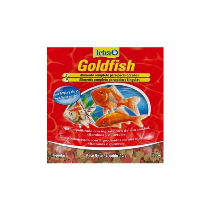 Tetra kalade täissööt goldfish flakes / 12g