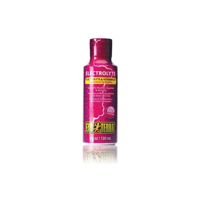 Toidulisand Exo Terra Electrolyte & Vitamin D3 Supplement  / 120ml