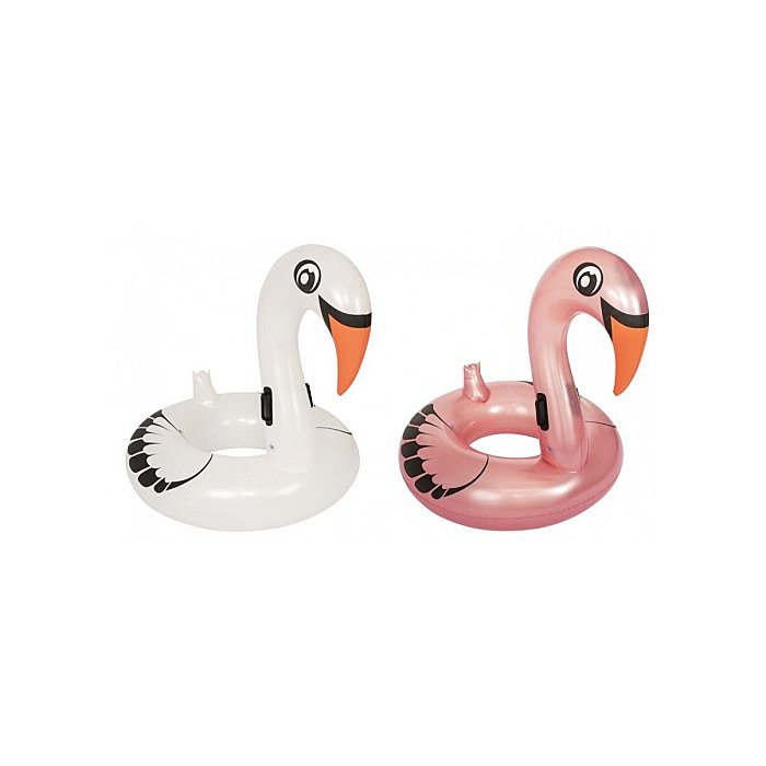 Ujumisloom Flamingo/ roosa ja valge / 165x117cm