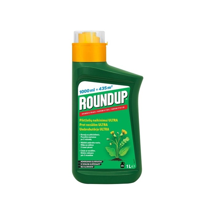 Umbrohutõrje Roundup Ultra / 1l