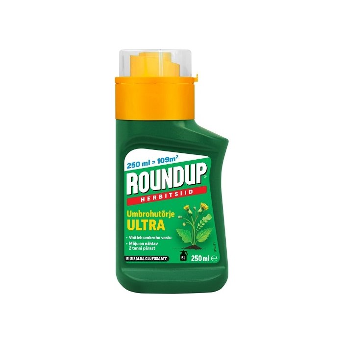 Umbrohutõrje Roundup Ultra / 250ml