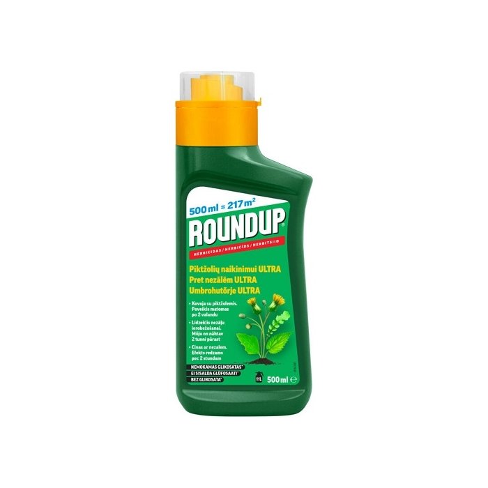 Umbrohutõrje Roundup Ultra / 500ml