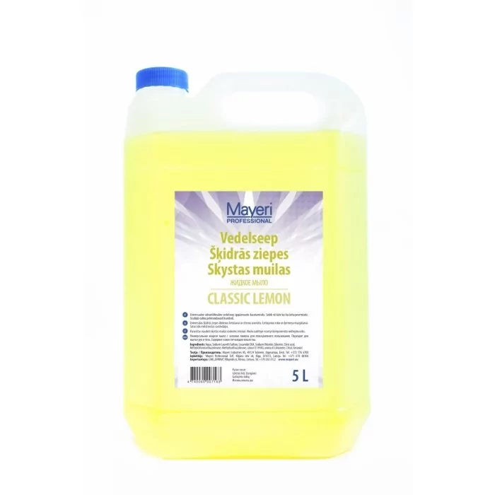 Õrnatoimeline hooldav vedelseep palsamiga Classic Lemon / 5l