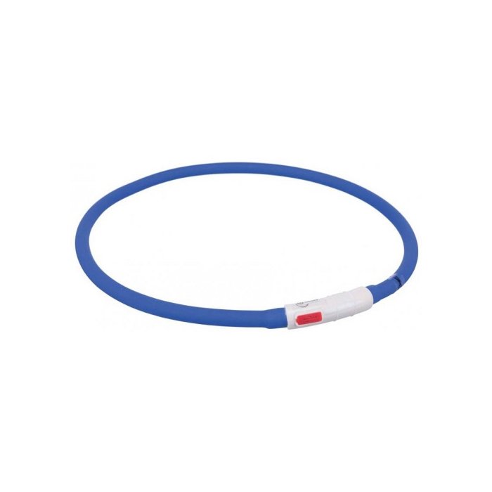 Vilkur Flash light ring USB silikoon / XS-XL 70cm/10mm royal Blue