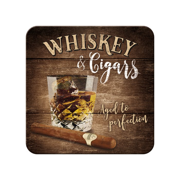 Retro klaasialus / Whiskey & Cigars / LM