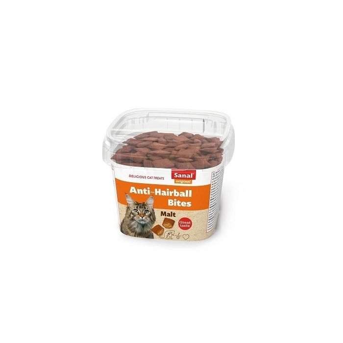 Vitamiinid kassidele Sanal Cat Anti-Hairball Bites / 75g