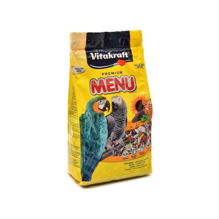 Vitakraft Menü toit keskmise suurusega ja suurtele papagoidele / 1kg