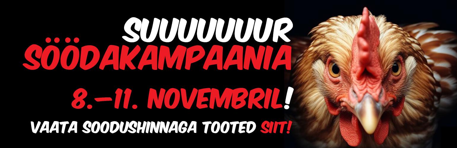 Kodulindude sööda soodusmüük